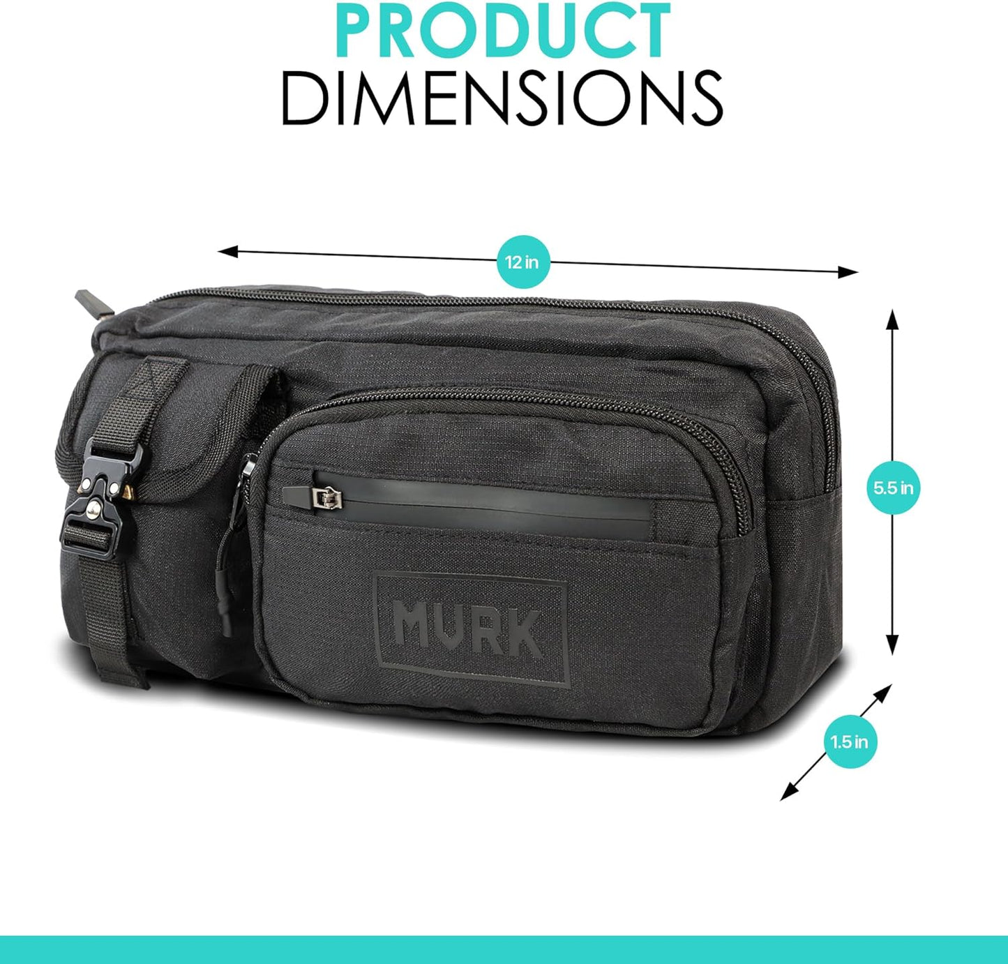MVRK Crossbody Bag - Durable Minimalist Design for Everyday Adventures | Ideal for EDC, Hiking & More