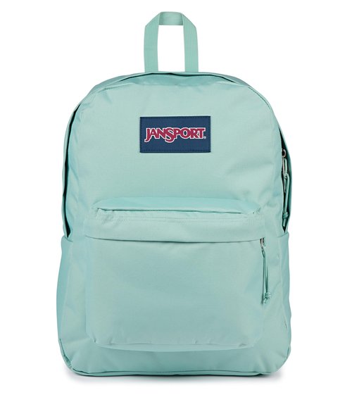 JanSport SuperBreak One Backpack - Durable, Lightweight Bag with 1 Main Compartment, Front Utility Pocket with Built-in Organizer, Premium Backpack, Faded Sage