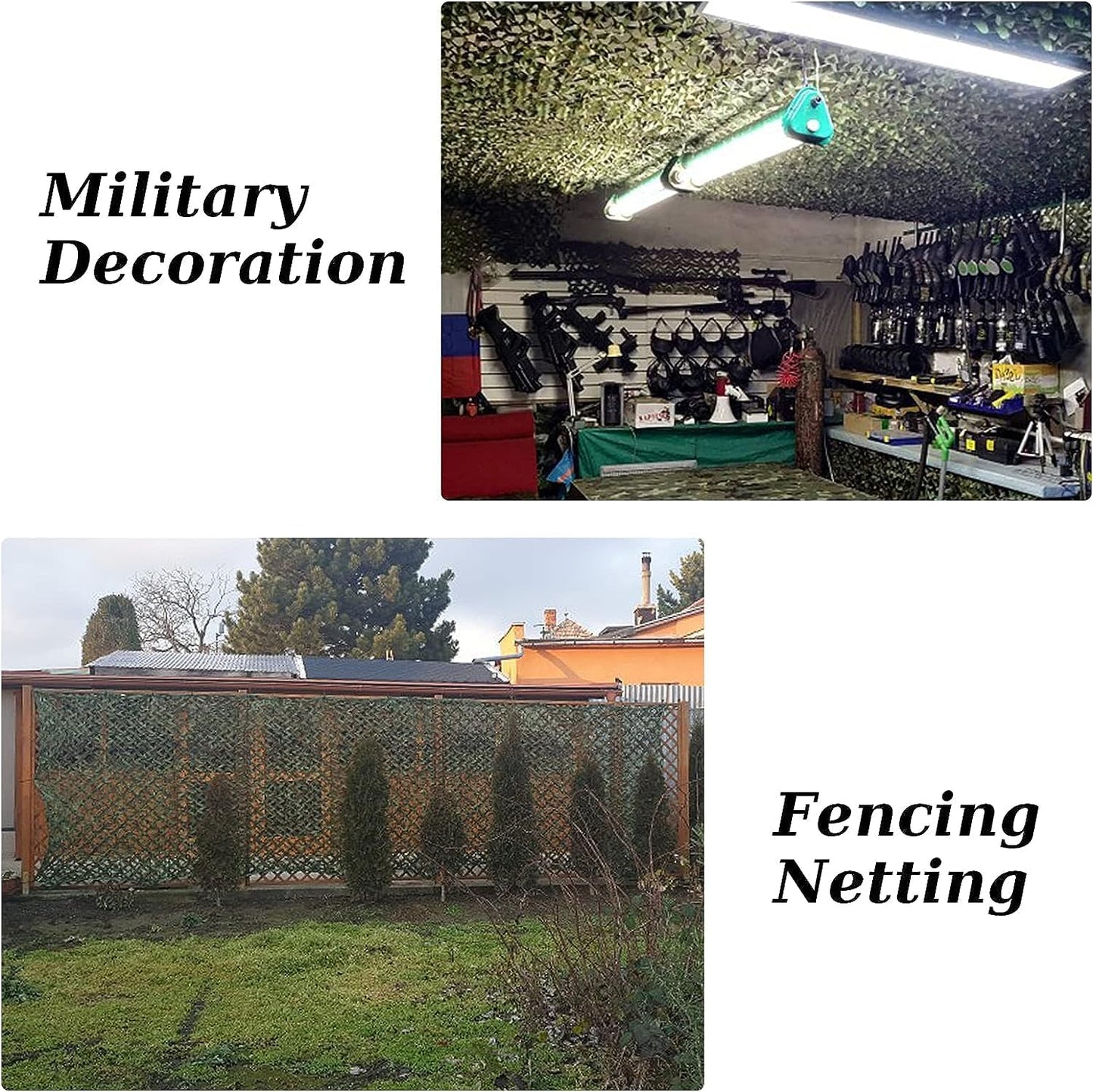 Skiennix Camo Netting - Versatile Camouflage Net for Hunting, Camping, and Party Decor | 20x20, 10x20, 10x10 Sizes