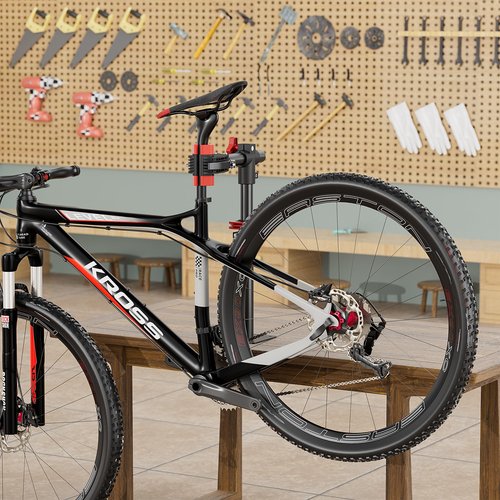 CXWXC Bike Repair Stand - Bench Mount Bike Maintenance Stand Rack - E bike Workstands Shop Home Mechanics for Mountain Bike and Road Bike