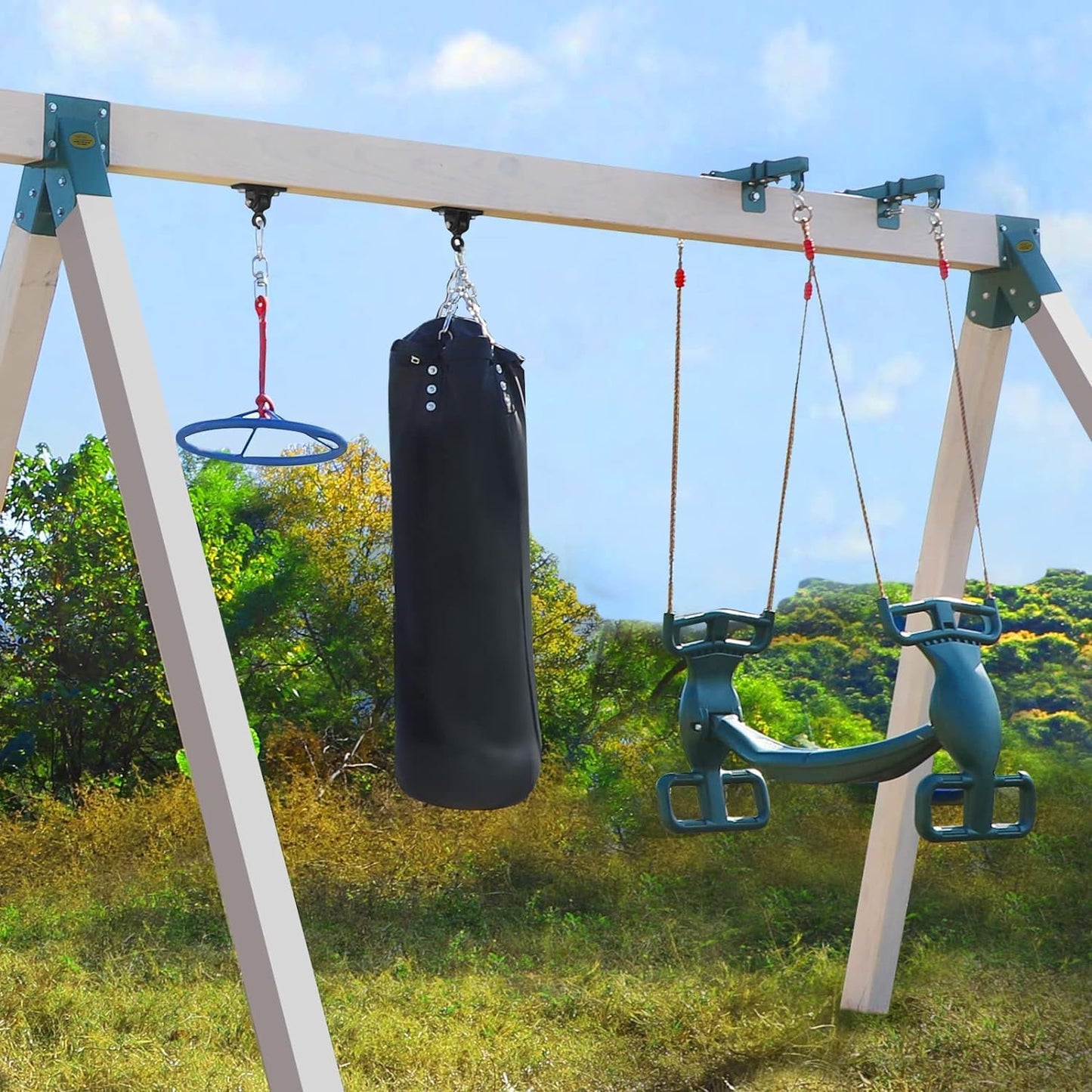 BETOOLL Heavy Duty Swing Hangers - Durable Playground Hardware for Indoor/Outdoor Use | Set of 8