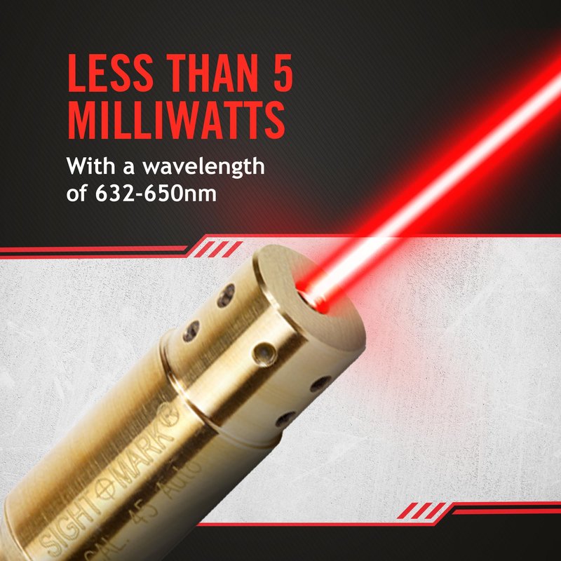 Sightmark .45 ACP Boresight with Red Laser