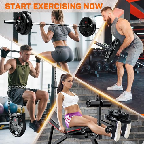 XDDIAS Rubber Weight Plates for Barbell, 2-Inch Olympic Grip Plate for Strength Training, Weightlifting and Bodybuilding in Home & Gym, Solid Cast Iron Weight Plates Pair and Sets (2x5LB)