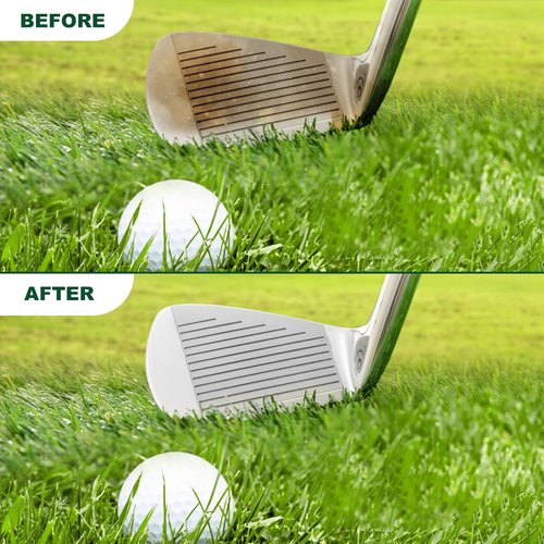 ZOXY Golf Club Cleaning Kit–Clean, Polish, and Restore Irons, Drivers, Putters–Golf Club Polishing Kit with Golf Club Polish, Golf Club Cleaner, Golf Grip Solvent