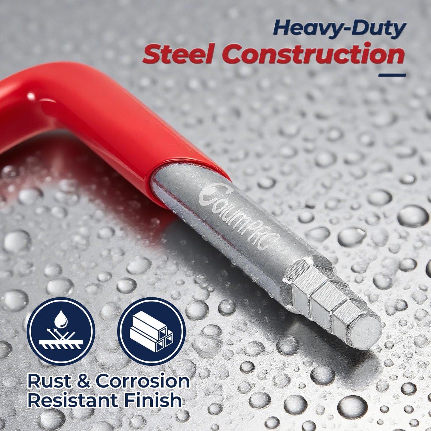 ColumPRO Faucet Seat Wrench, Dual-Ended Faucet Removal Tool, Compatible with Danco 80439, Faucet Tool for Installing Compression Seats, Hex/Square Under Sink Wrench