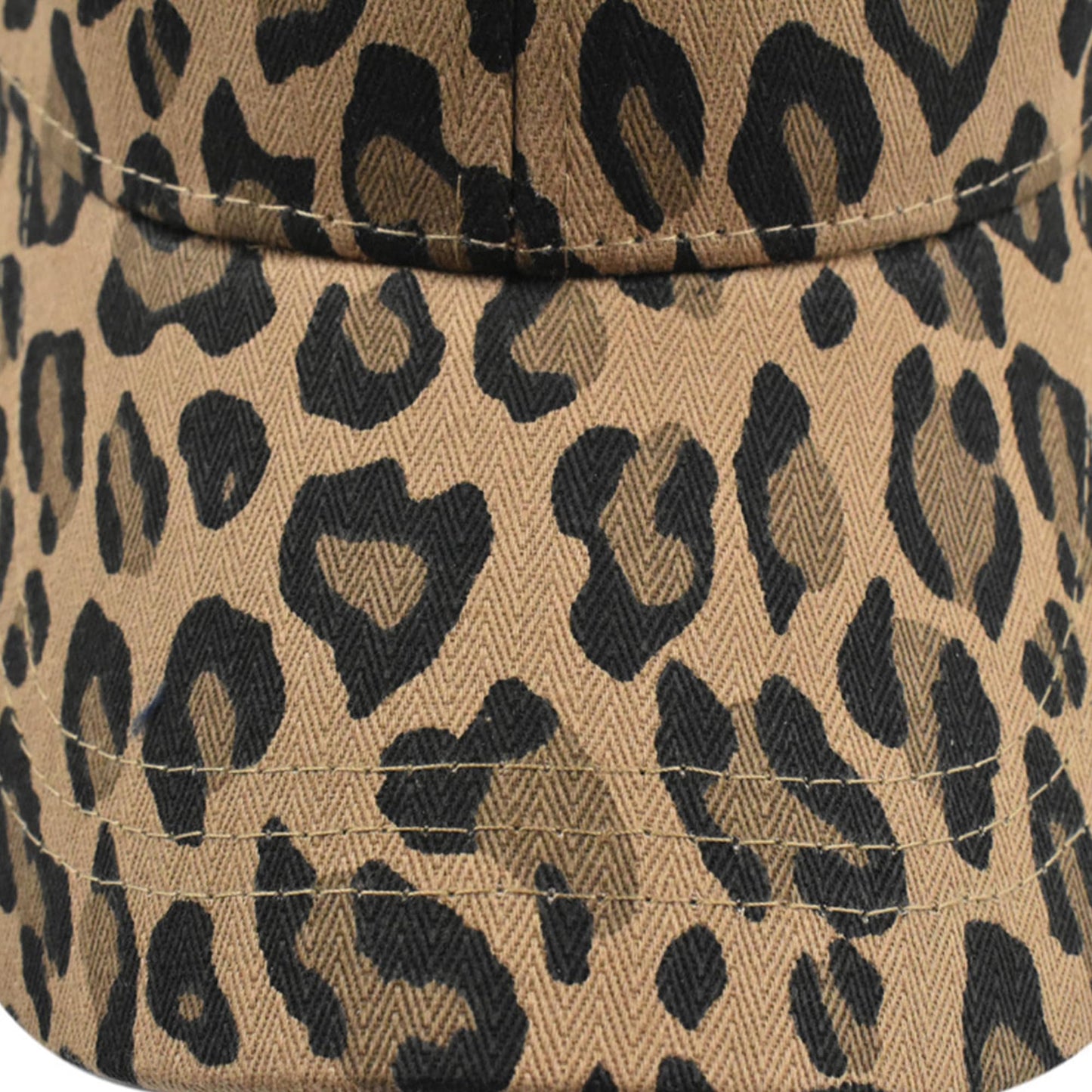 CLeemuziN Baseball Hats for Women Men Adjustable Leopard Print Dad Trucker Hat Cotton Sun Protection Caps Sports Golf Medium
