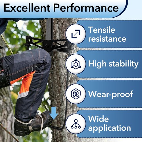 4 PCS Climbing Stick Aider for Hunting - UHMWPE Single Step Aider, Single Step Climbing Stick Aider, Single Step Aider for Loads Up to 800 LB, Hand-Braided Lightweight Rope Ladder Tree Stand Step
