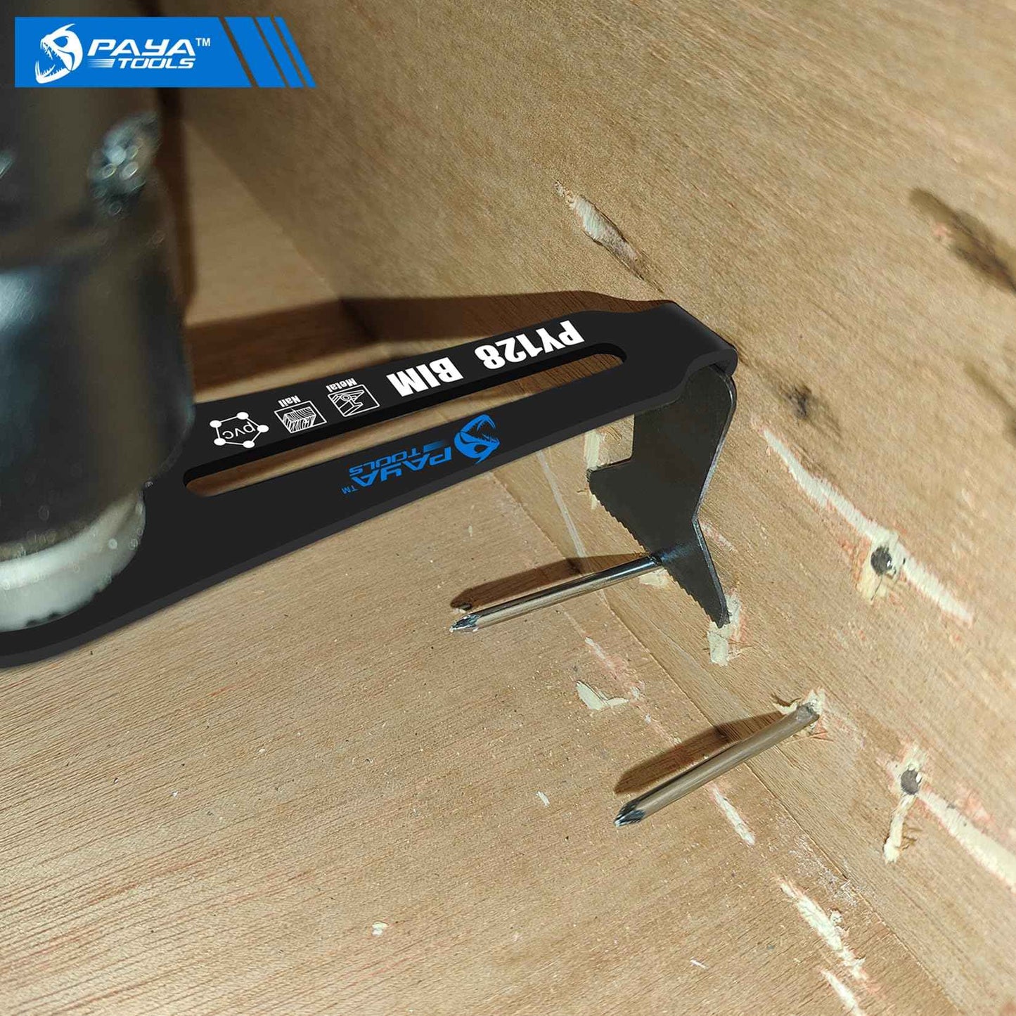 PAYA TOOLS Universal Bi-Metal 1-1/4" 90° Reach Oscillating Saw Blades,Power Oscillating Tool Blades,Multitool Blades for Narrow or Corner Cutting (3-Pack)