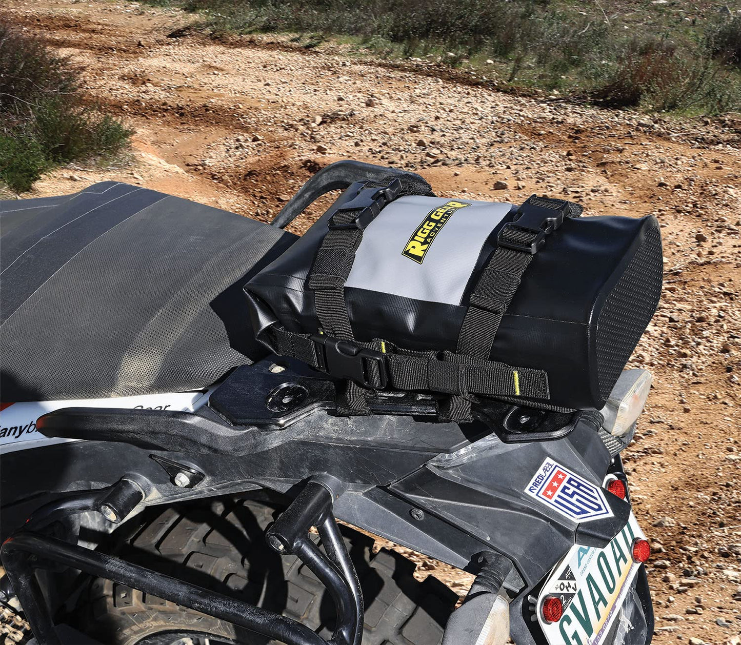 Nelson-Rigg Waterproof Hurricane RiggPak Crash Bar/Tail Bag. Can Also Attach as a MOLLE Bag