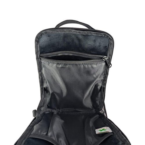 Foretra Golf Valuables Pouch - Rugged Ballistic Nylon, Fits Most Golf Bags, Dual Zippers, Inside & Mesh Pockets, Handle & Clasp for Easy Carrying