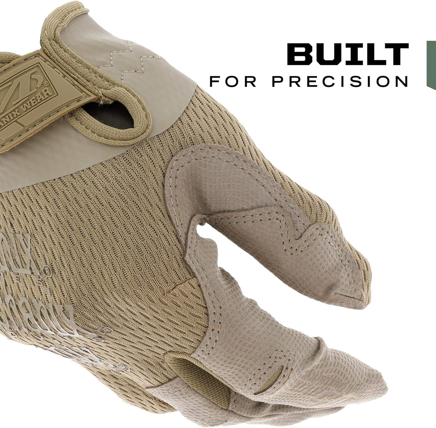 Mechanix Wear Tactical Gloves - High-Dexterity 0.5mm Work Gloves for Airsoft & Utility Use | Brown, Large