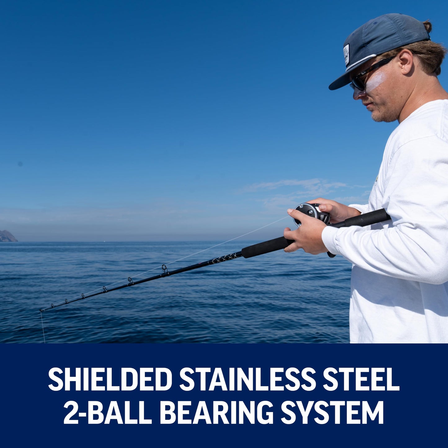 PENN Rival Level Wind Conventional Inshore/Nearshore Fishing Reel, HT-100 Star Drag, Max of 15lb | 6.8kg, Forged and Machined Aluminum Spool