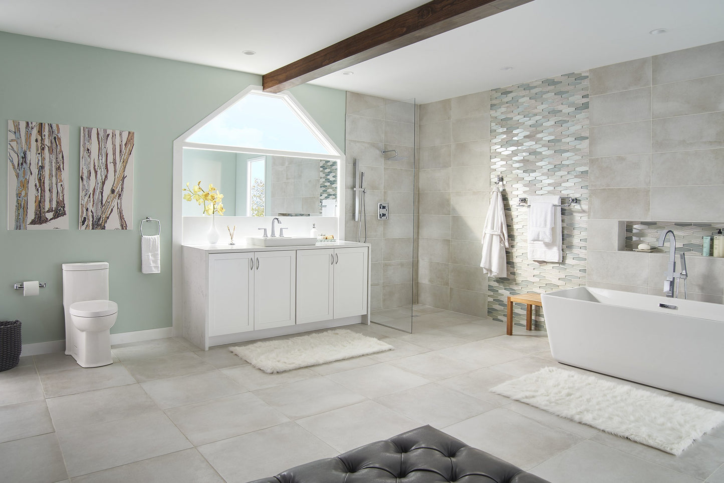 American Standard 3749000.002 Townsend 24-Inch Double -Towel Bar, Polished Chrome