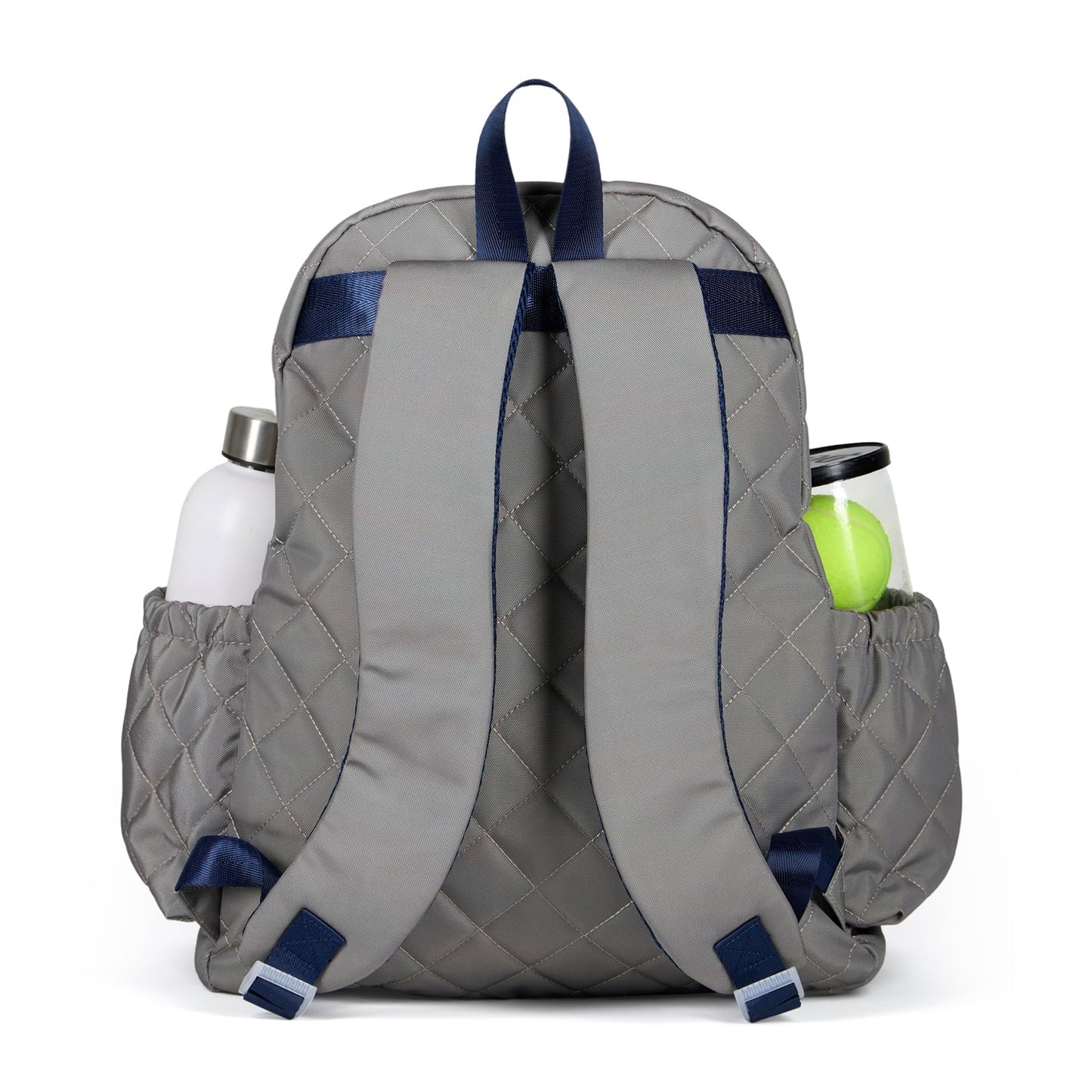 Ame & Lulu Game On Tennis Backpack - Contains Padded & Adjustable Straps - Two Exterior Water Bottle Pockets (Windsor)