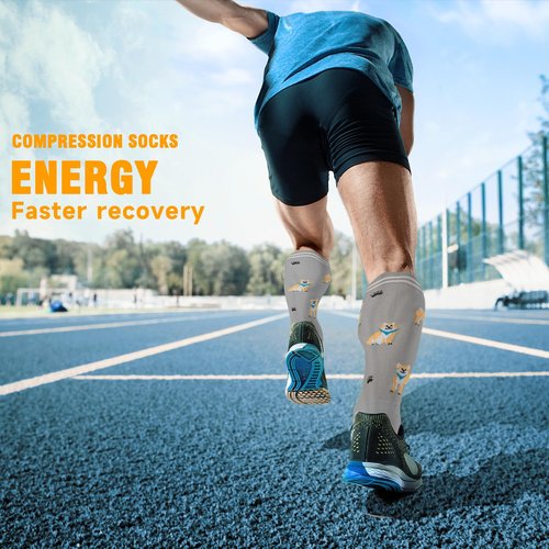 bropite Compression Socks for Women & Men Circulation-Support Knee High Socks 20-30 mmhg-Best for Running,Medical,Nurse,Travel