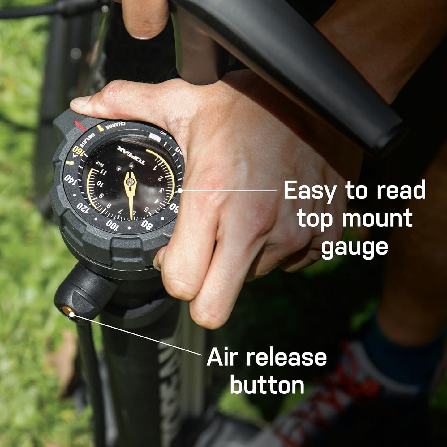 Topeak JoeBlow Booster Bike Pump - High-Pressure Performance | Durable Design for All Bikes