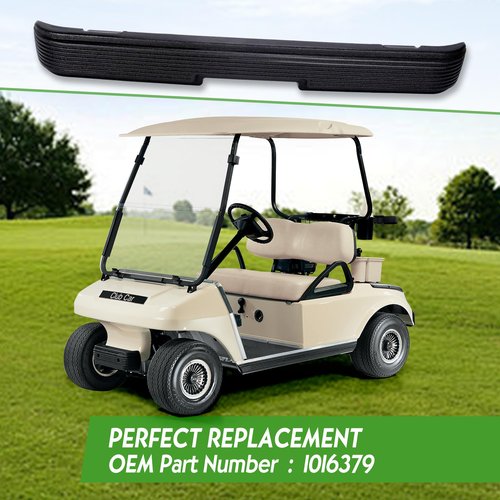 10L0L Golf Cart Rear Bumper for Club Car DS 1993-Up Gas & Electric Models, Replaces OEM 1016379