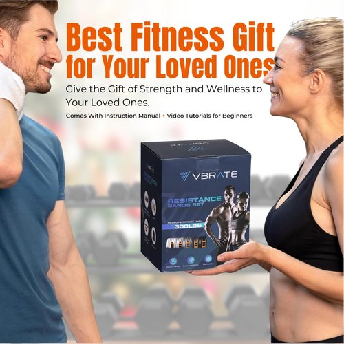 Resistance Bands Set, 360lbs Heavy Exercise Bands with Handles, Door Anchor, Ankle Straps - Fitness Bands for Working Out Men, Workout Bands Set for Muscle Training, Strength, Slim, Yoga