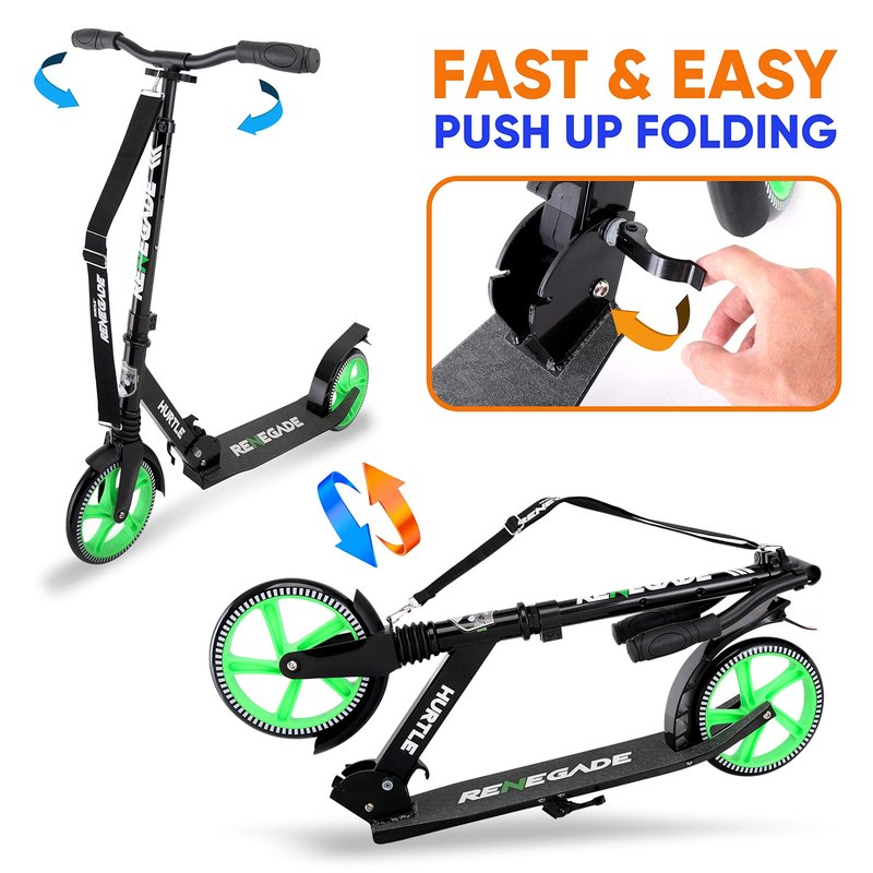 Hurtle Lightweight and Foldable Kick Scooter (HURTS56)