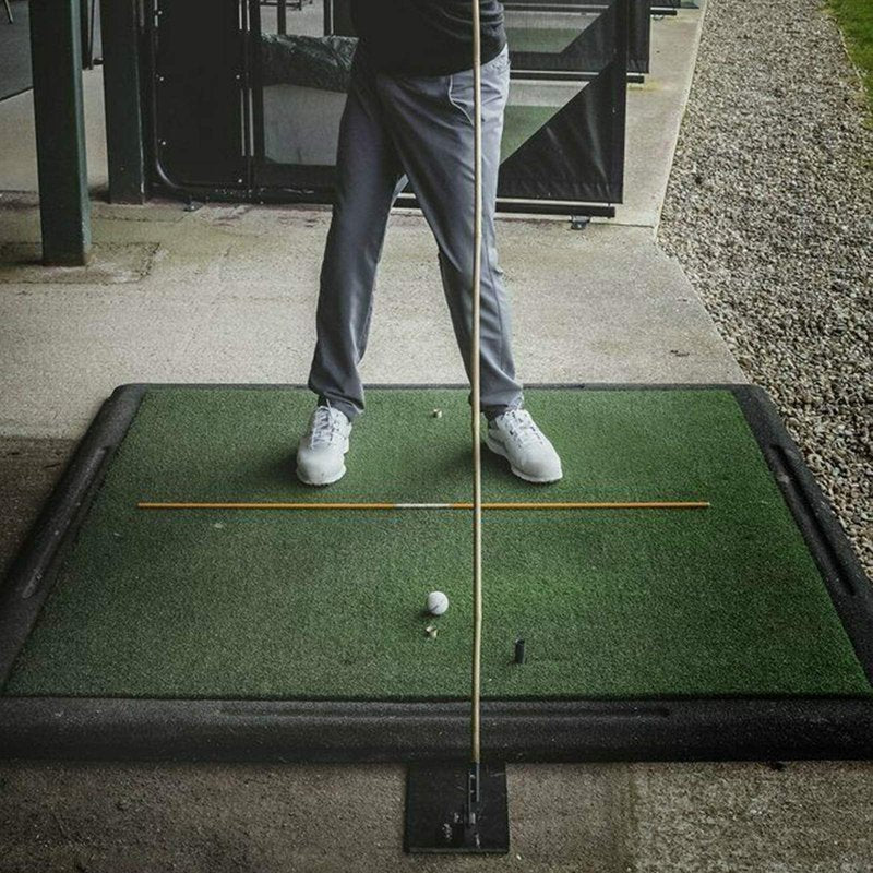 Golf Alignment Stick Holder Swing Practice Plate Plane Trainer Training Aid Alignment Stick Base (Practice Plate)