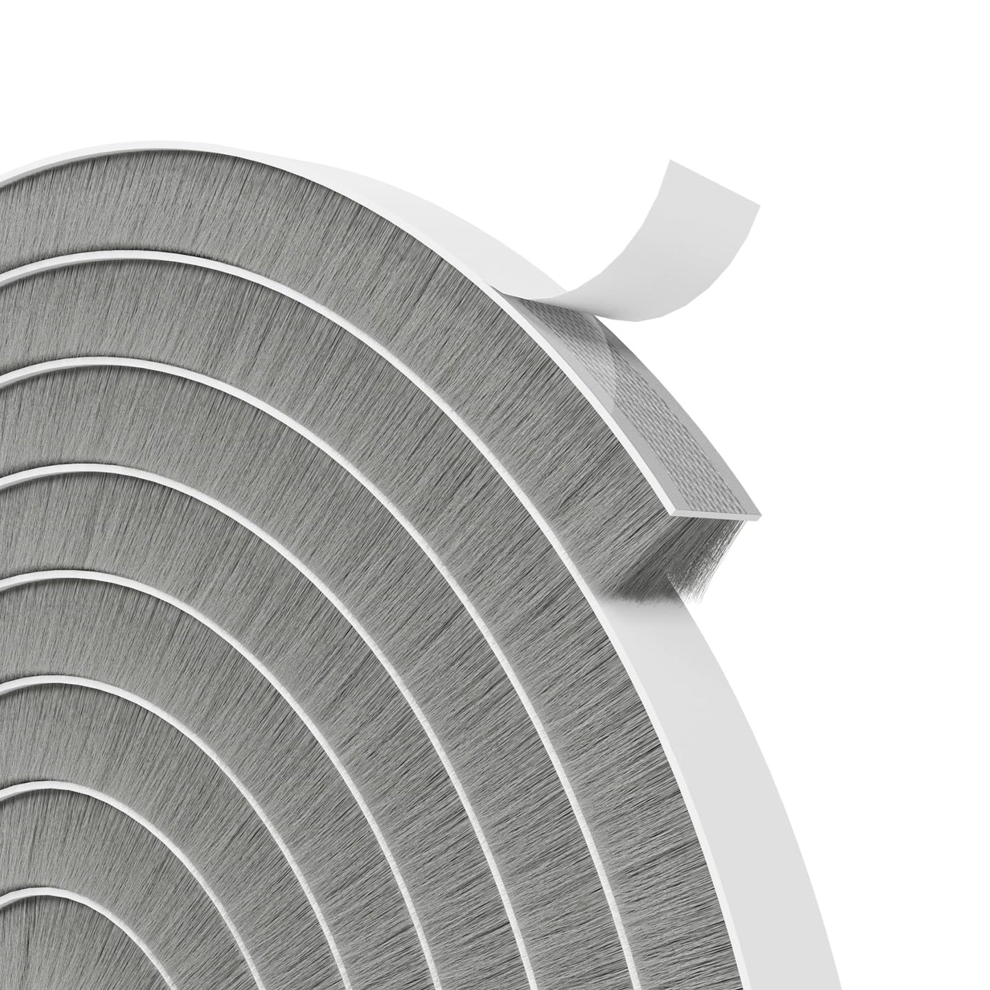 Bantie 40FT Weather Stripping Door Window Seal - Brush Weather Strip Insulation Strip for Door Frame Weatherstripping for Soundproofing (0.35" X 0.35",40FT)