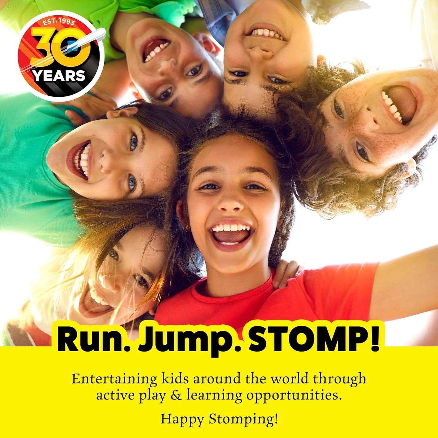 Stomp Hopper Pogo Stick - Fun Foam Jumper for Kids | Soft Grips & Stretchy Bands | Ideal STEM Toy for Ages 3-5