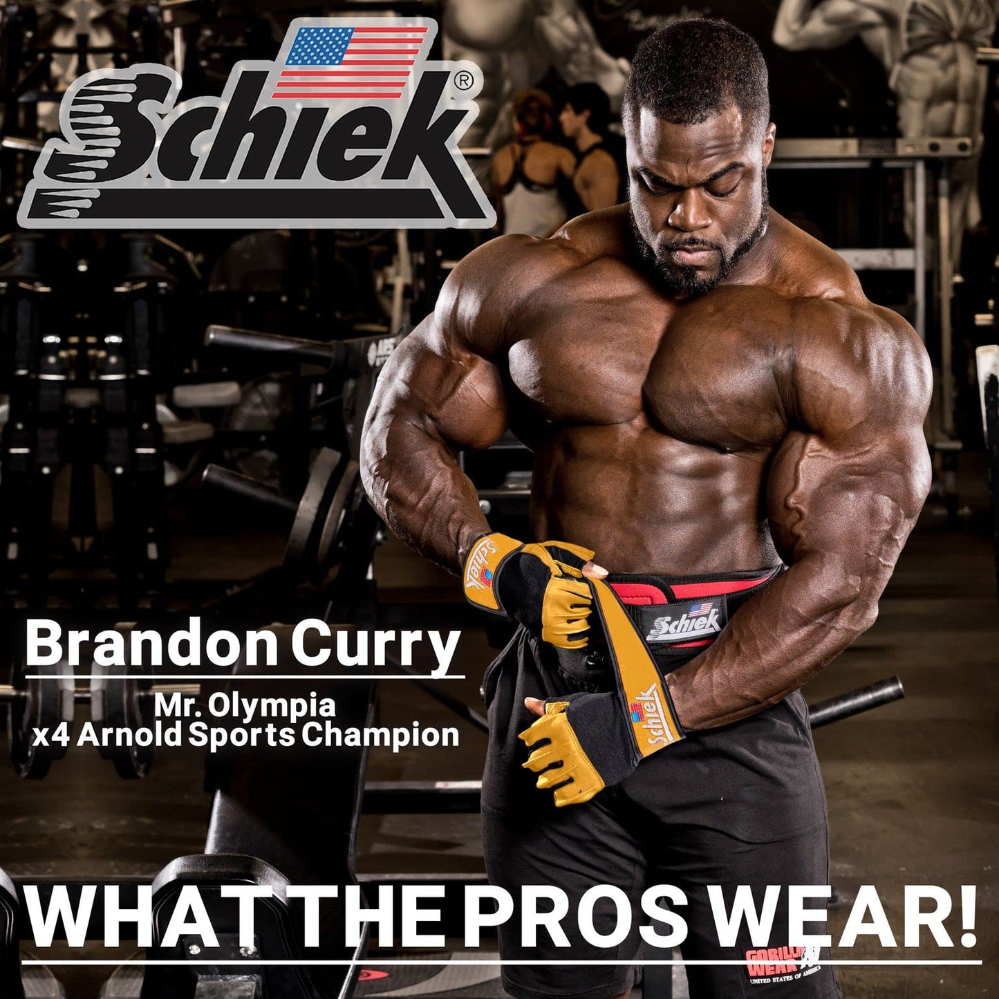 Schiek Sport Model 415 Weight Lifting Fingerless Glove