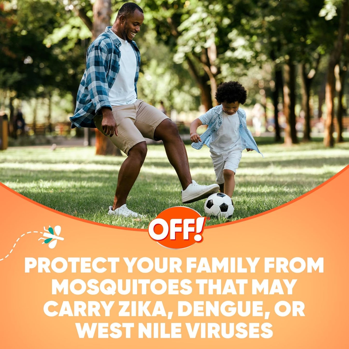OFF! FamilyCare Insect & Mosquito Repellent Spritz - Unscented Bug Spray with Aloe Vera, 6 oz