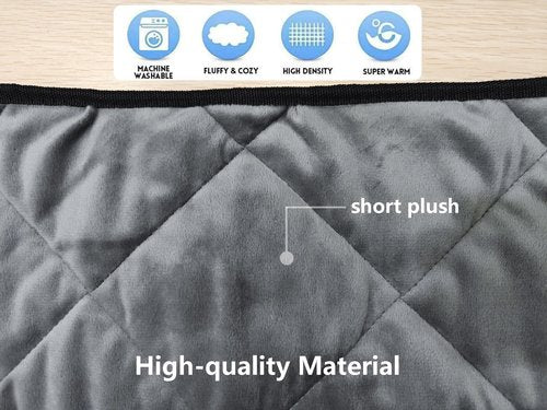 FLYMEI Golf Cart Seat Covers, Golf Cart Seat Towel Blanket, Short Plush Surface, Soft and Comfortable, Fit for EZGO, Yamaha, Club Car and Other 2-Seat Golf Carts, 51"x 30.5"