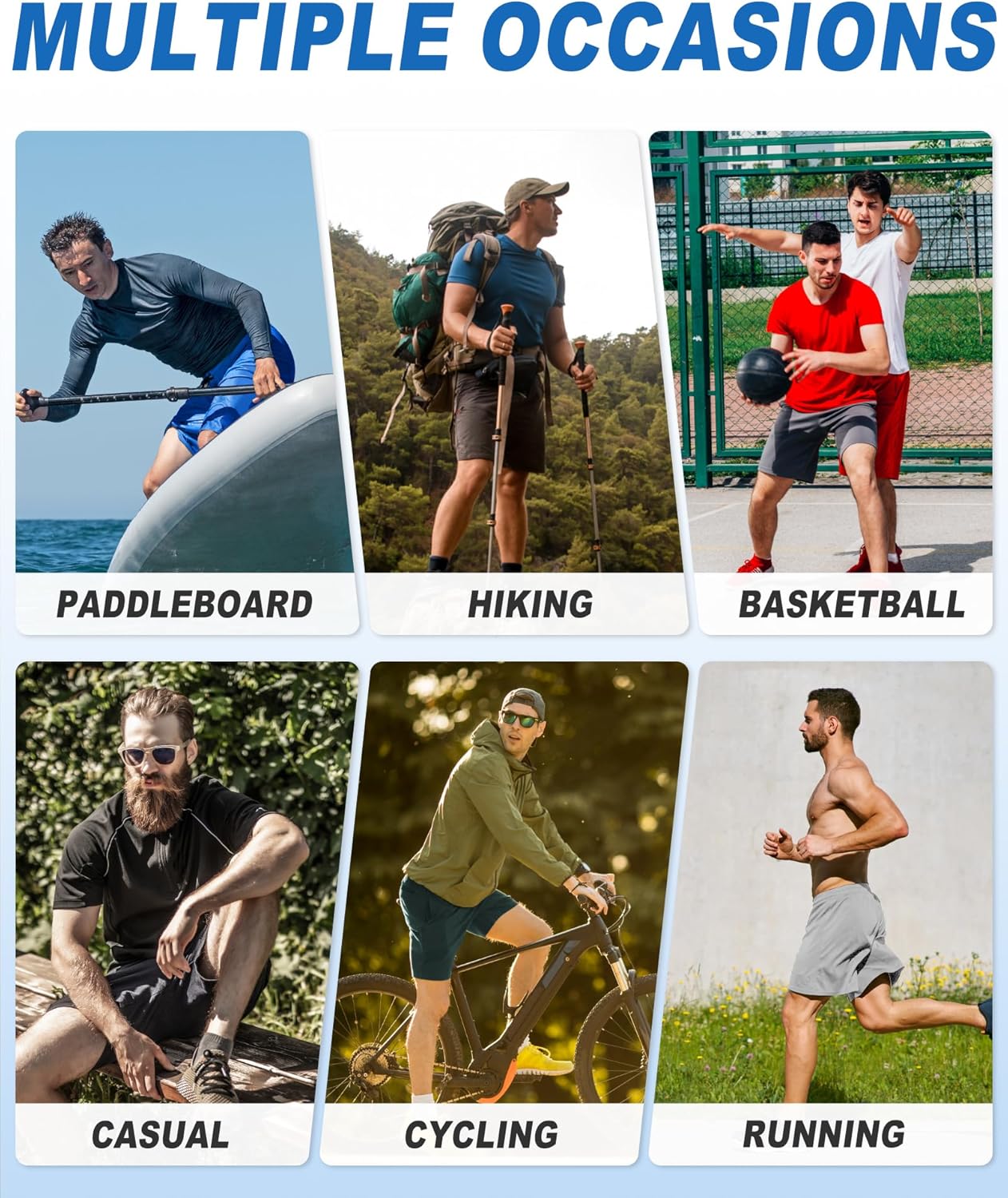 BALENNZ Men's Basketball Shorts - 7 Pack with Pockets for Athletic Gym & Running | Quick-Dry Activewear