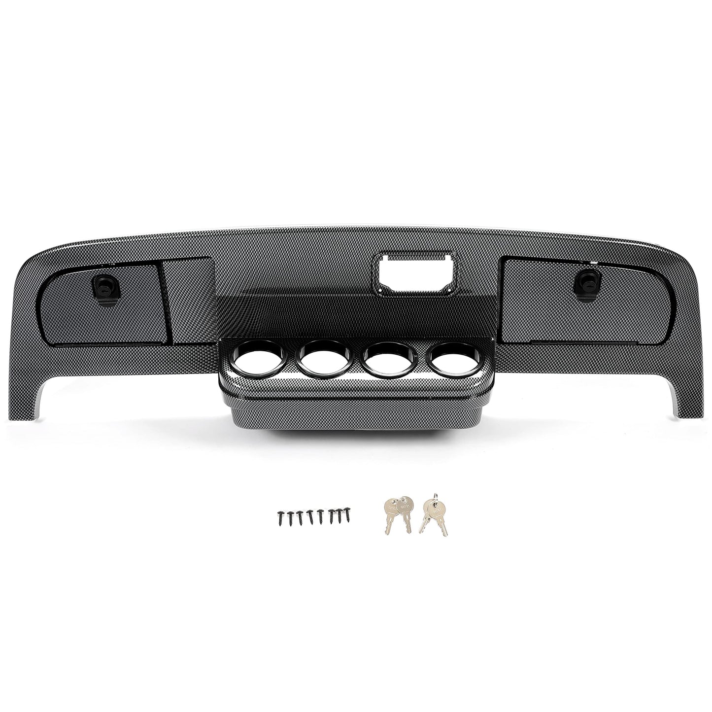 HECASA Golf Cart Dash Compatible with 1994-2013 EZGO Medalist/TXT Carbon Fiber Style