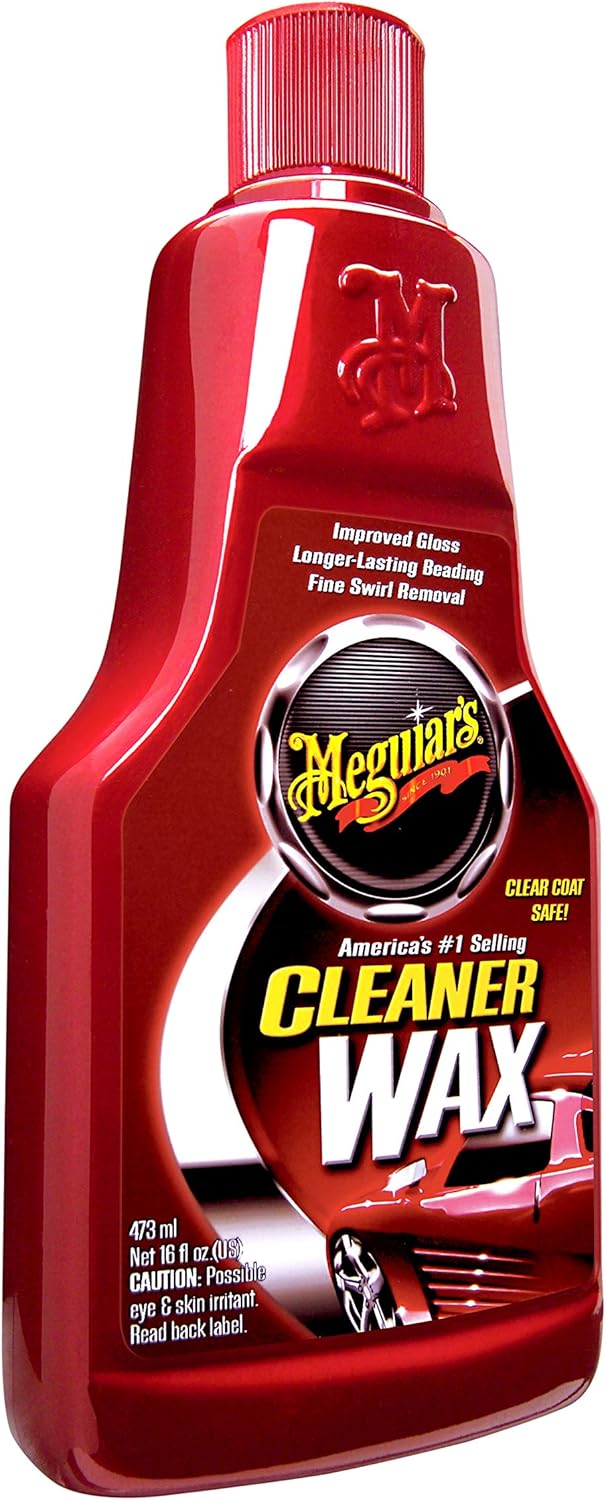 Meguiar’s Cleaner Wax - Liquid Car Wax For DIY Detailers | Cleans, Polishes & Protects - 16 Oz Bottle