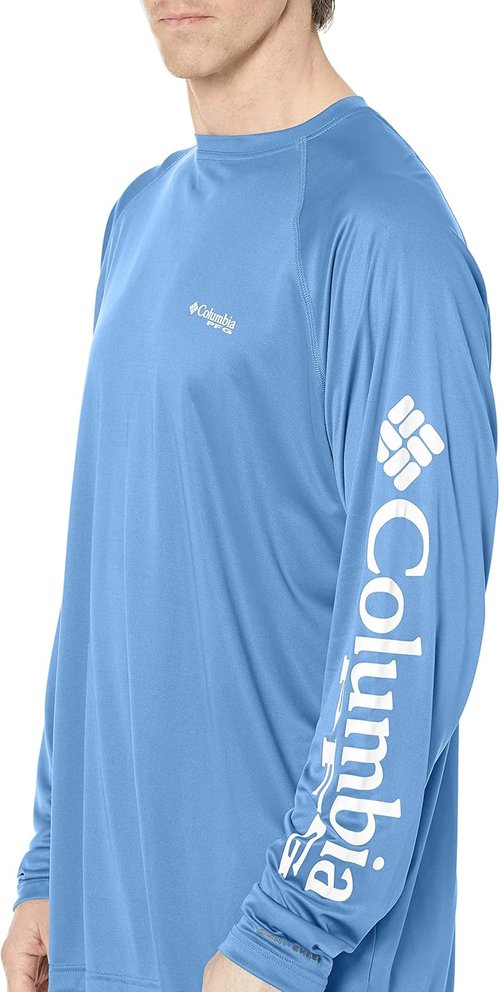 Columbia Men's PFG Terminal Tackle Long Sleeve Fishing Shirt - Lightweight & Quick-Dry Fabric