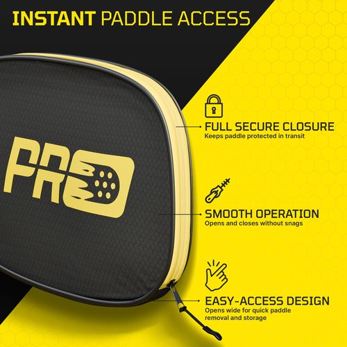 Paddle Sleeve Pickleball Paddle Cover – Slim Oxford Cloth Pickleball Case, Lightweight Cover for Standard Paddles, Travel-Ready
