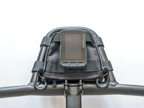 REDSHIFT Bike Computer Mount for Kitchen Sink and Top Shelf Handlebar Bags - Compatible with Wahoo GPS Bike Computers