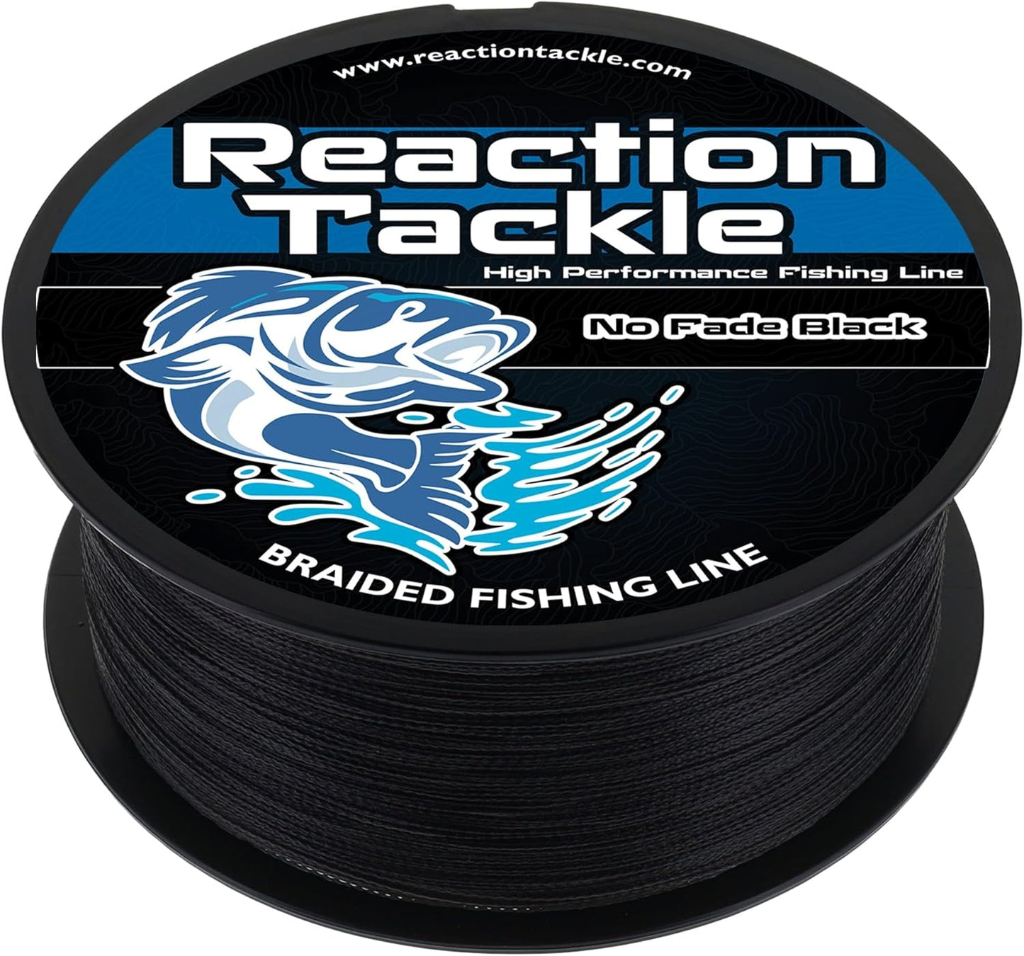 Reaction Tackle Braided Fishing Line - Pro Grade Power for Saltwater & Freshwater - High Visibility Color