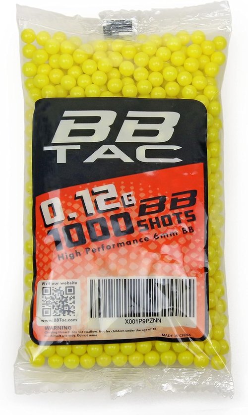BBTac Airsoft BBS | .12g 11,000 Rounds 6mm BB Pellets - Lightweight Ammo for Airsoft Guns