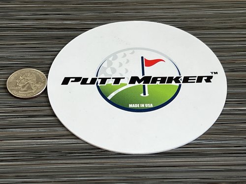Putt Maker Putting Discs 4-Pack, Great Gift for Golfers, Golf Training Disk Accessories, Indoor/Outdoor Practice Aid, Flat Cup Ghost Hole, Great Golf Simulator Hole: Made in USA