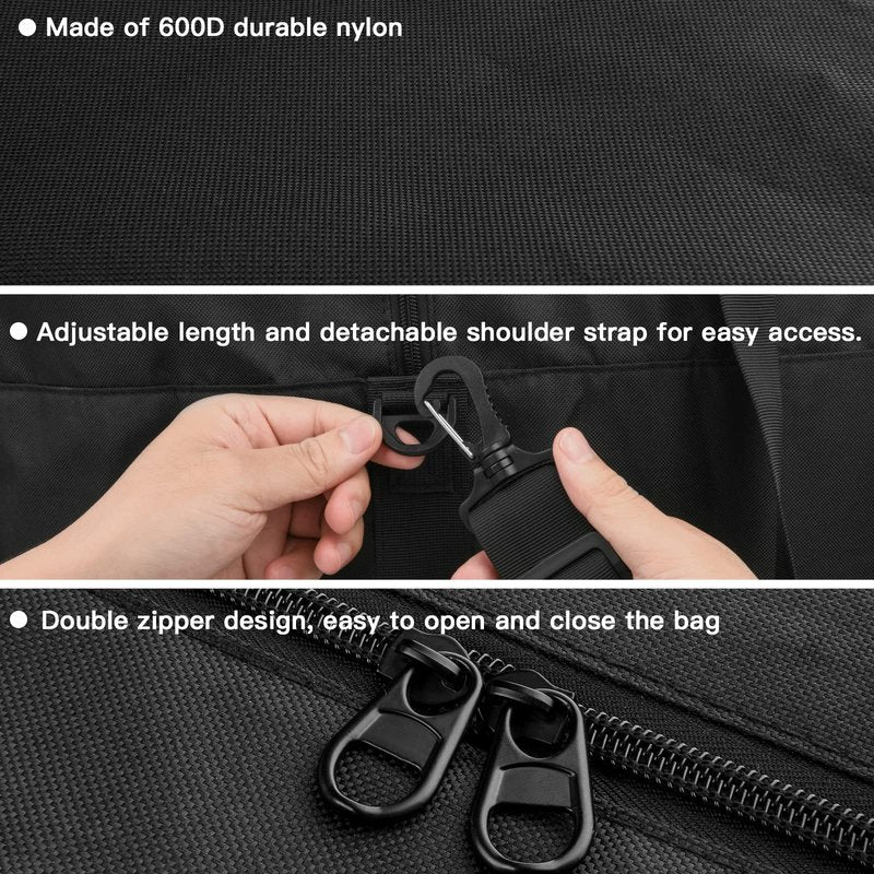 Xxerciz Golf Push Cart Bag for Caddytek, 3 Wheel Folding Carry Bag, Lightweight Carts Replacement Bag with Adjustable Straps Large Capacity