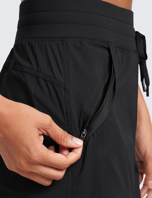 CRZ YOGA Lightweight Casual Shorts - High Waisted Linerless for Women | Perfect for Athletic Lounge & Hiking