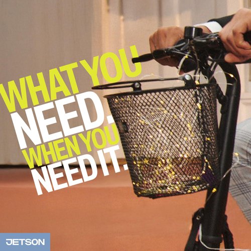 Jetson Front Bicycle Basket, Iron Basket, Jetson Bolt, Bolt Pro, LX10, Axle, J5, J8 and Haze Compatible