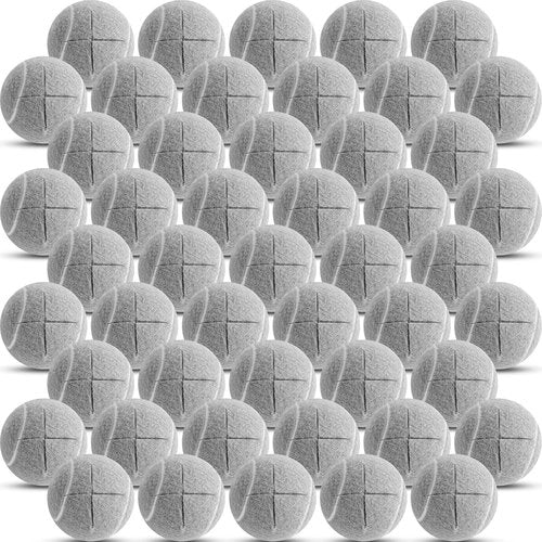 Macarrie 36 Pcs Precut Tennis Balls for Chairs Glide Balls Bulk Chair Leg Floor Protectors Chair Foot Covers with Storage Bag for Furniture Leg Floor Protection