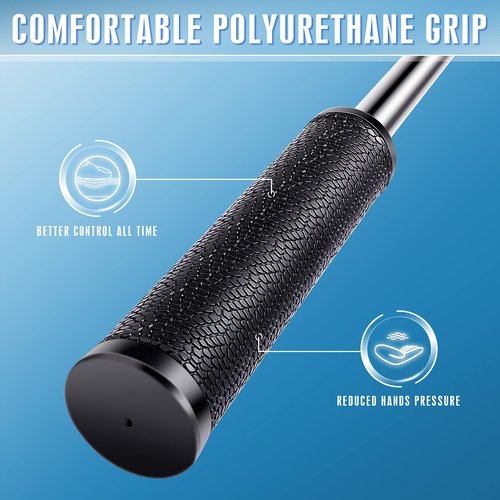 CHAMPKEY Auto-Locking Mechanism Golf Ball Retriever - Premium Telescopic Golf Ball Picker - 6Ft / 9Ft / 12Ft / 14.5Ft (12Ft)
