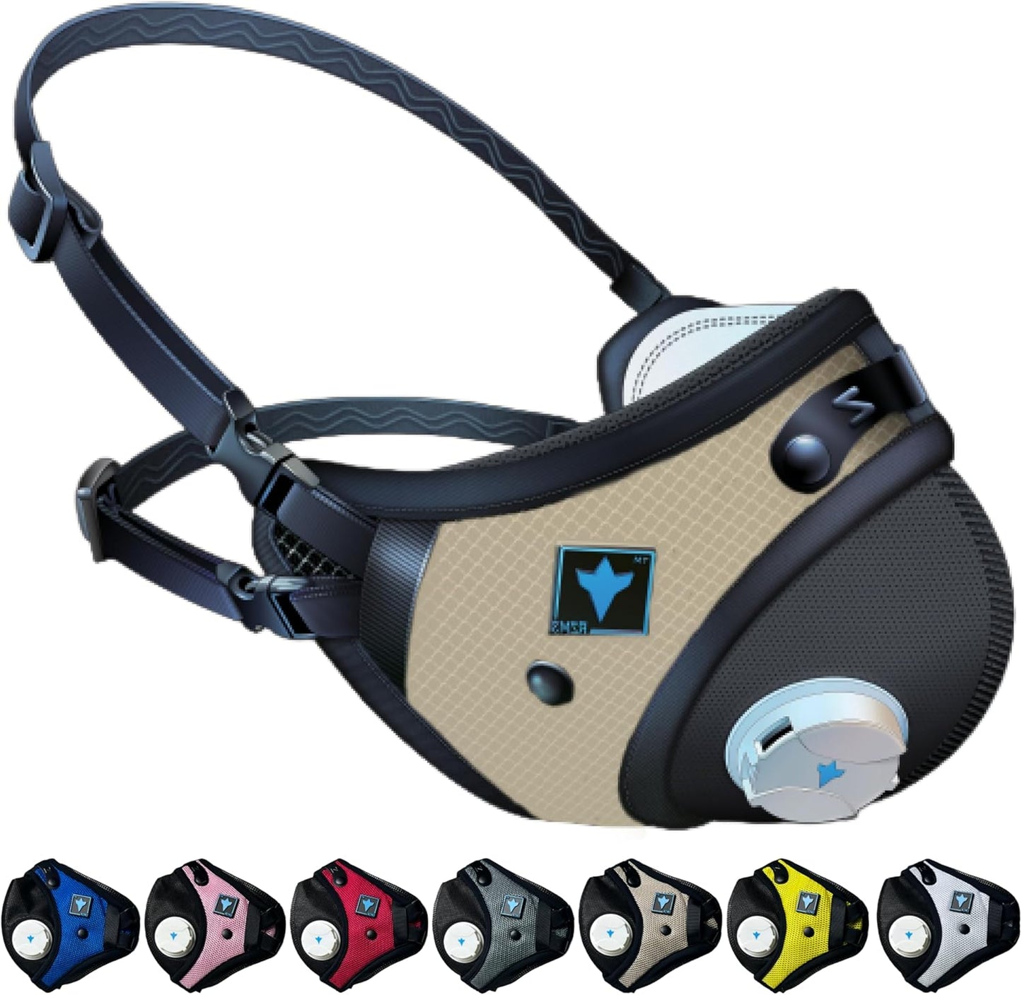 RZ Mask RZM3 - Advanced Dust Mask with 99.8% Filtration, Anti-Fog, 360° Seal