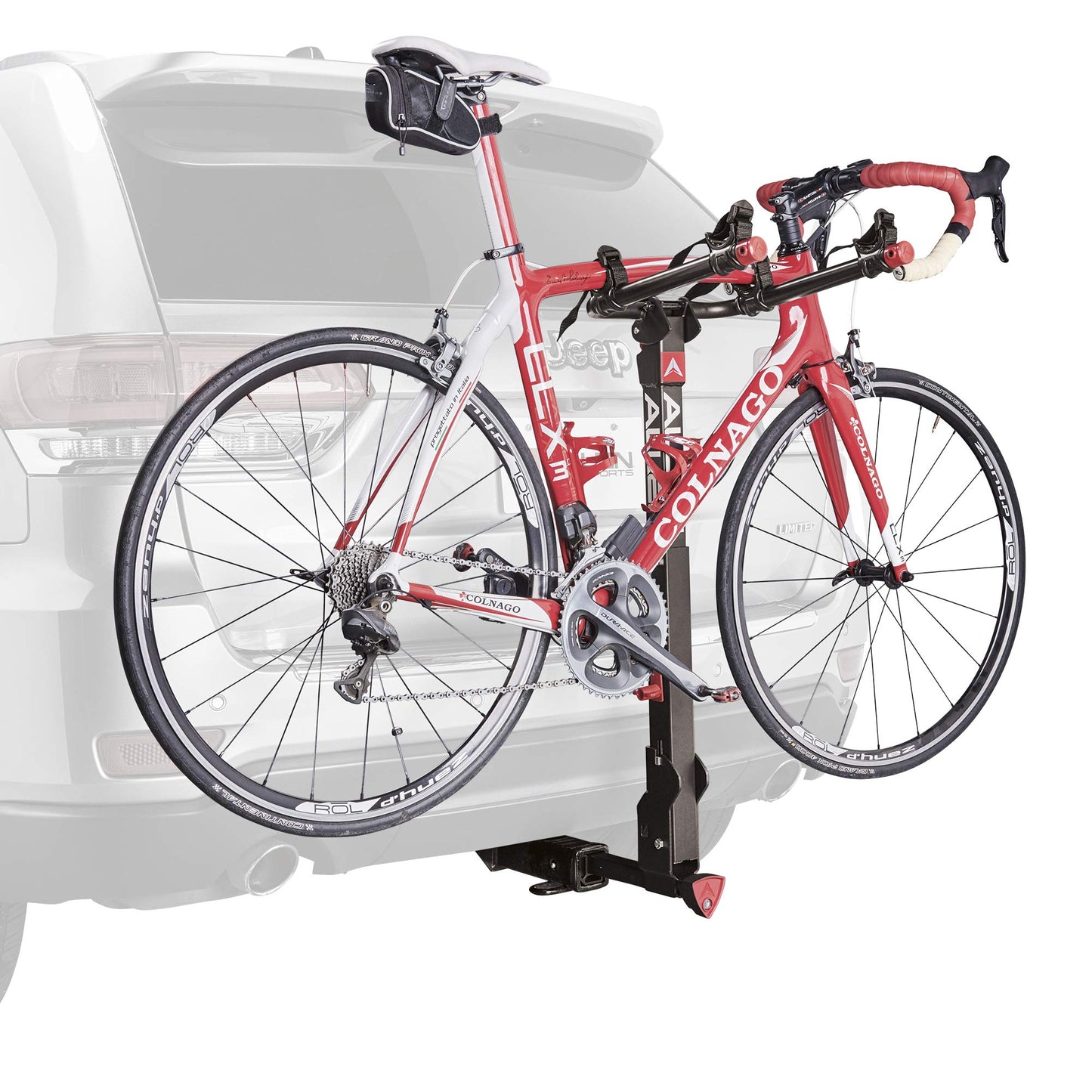 Allen Sports Deluxe+ Locking Quick Release 2-Bike Carrier for 1 1/4 in. and 2 in. Hitch, Model 820QR , Black
