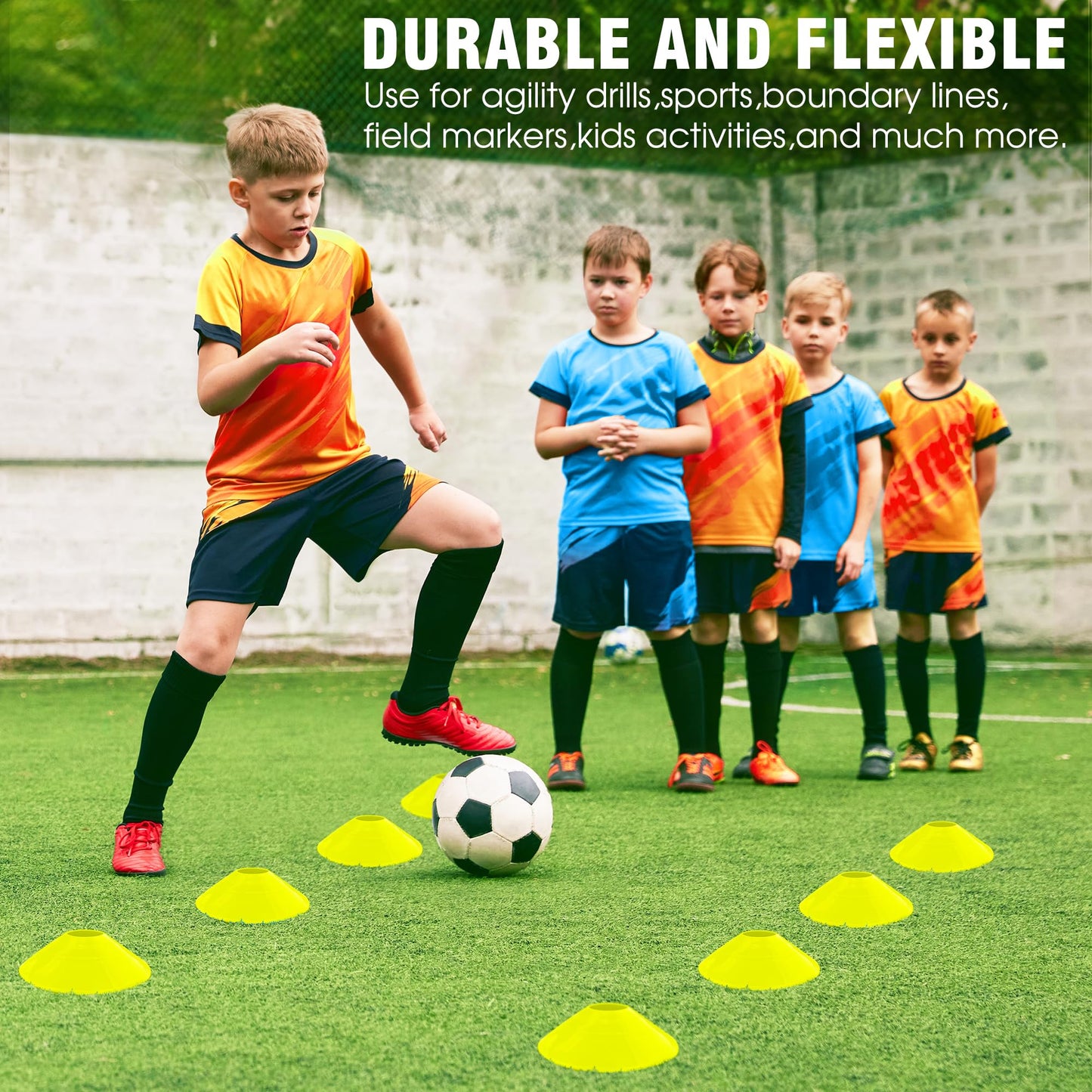 X-UMEUS Agility Ladder Speed Training Equipment Set-20ft Agility Ladder,12 Soccer Cones,4 Hurdles, Jump Rope, Running Parachute| Basketball Football Soccer Training Equipment for Kids Youth Adults