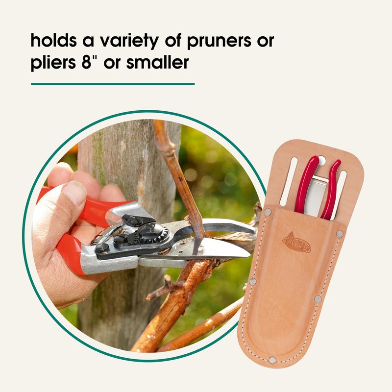 Weaver Leather Arborist Shaped Pruner Pouch, Tan