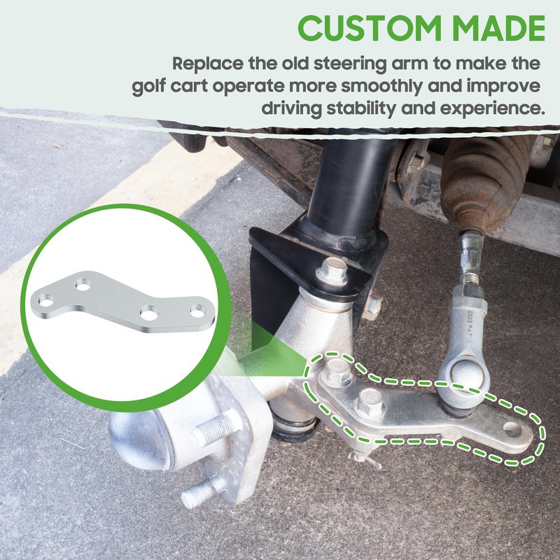 10L0L Golf Cart Knuckle Arm Driver and Passenger Side for Yamaha G29 Drive 2007-2016 Gas and Electric Golf Cart OEM Part# JW1-F3512-00-00