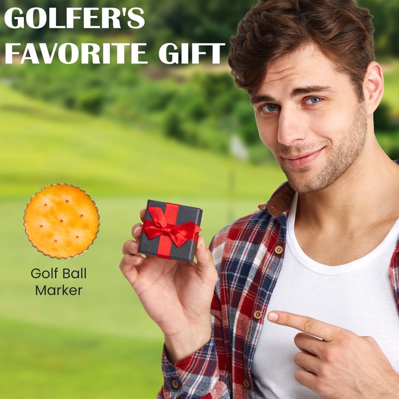 Tharos Distribution Cracker Golf Ball Marker Crack Up on the Green! Metal Fully Magmetic Funny Cracker Golf Ball Marker - 1.6 inch Diameter