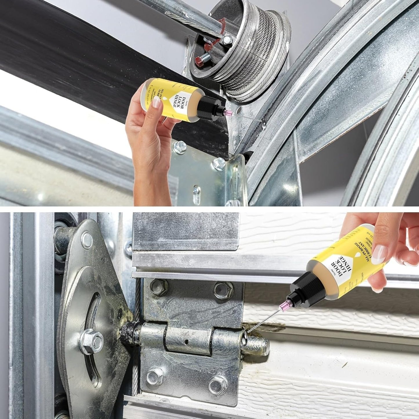Qucship Door Hinge Lubricant - 1 oz Needle Oiler for Smooth Operation | Ideal for Locks & Tools